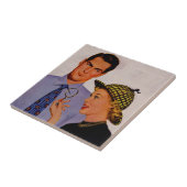 アーリーンSherlock Holmesハンサムな夫婦夫人 タイル (側面)