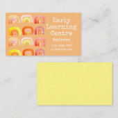 アーリー学ズセンターデイケア虹 名刺 (正面/裏面)