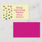 アーリー学ズセンターバタフライビジネスカード 名刺 (正面/裏面)