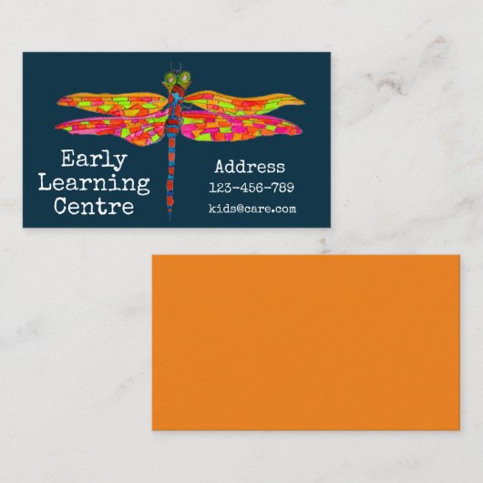 アーリー学ズセンター保育事業 名刺 (正面/裏面)