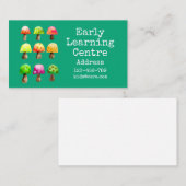 アーリー学ズ・デイケア・マッシュルームの名刺 名刺 (正面/裏面)