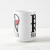 アーリ生まれントンテキサス州15oz コーヒーマグカップ (中央)