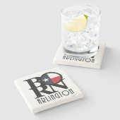 アーリ生まれントンテキサス州 ストーンコースター (横)