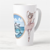 アーリ&ドルフィンラージラテマグ カフェラテマグ (右アングル)