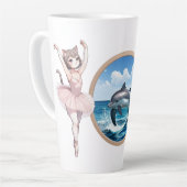 アーリ&ドルフィンラージラテマグ カフェラテマグ (左アングル)
