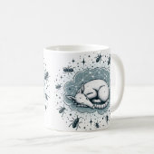 アールお洒落ドヴァルクマグ動物愛好家 コーヒーマグカップ (正面右)