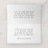 アールエレガントデコ金ゴールド折り畳み座席表 プレイスカード (内部開封)