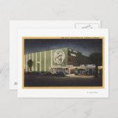 アールキャロルシアターのビュー – レストラン ポストカード (正面/裏面)