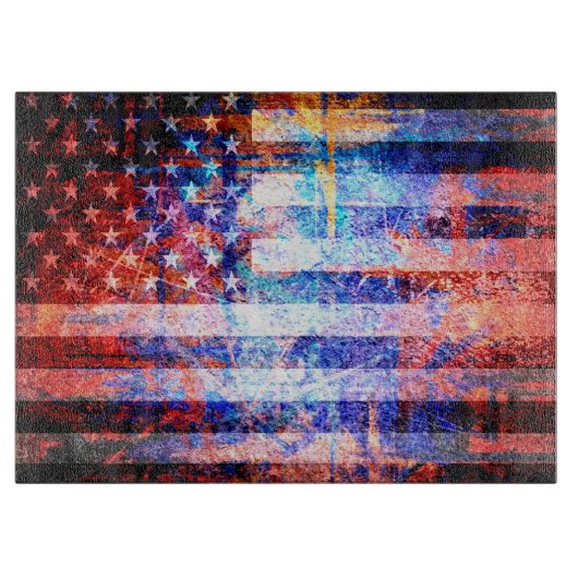 アールグランジアメリカン国旗#2 カッティングボード (正面)