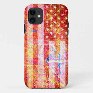 アールグランジアメリカン国旗#3 iPhone 11 ケース