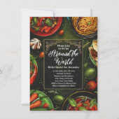 アールザワールドブライダルシャワーランチディナー 招待状 (正面)