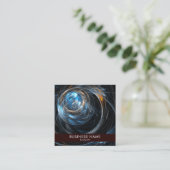 アールザワールド抽象芸術アートプロフェッショナル スクエア名刺 (スタンド正面)