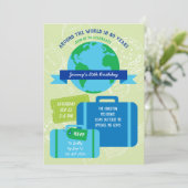 アールザワールド80誕生日招待状 招待状 (スタンド正面)