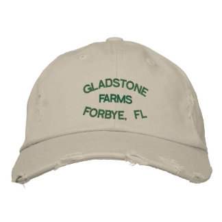 アールズ・ワーク・ハット 刺繍入りキャップ