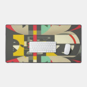 アールデコが世紀中葉に出会うモダン デスクマット (キーボード&マウス)