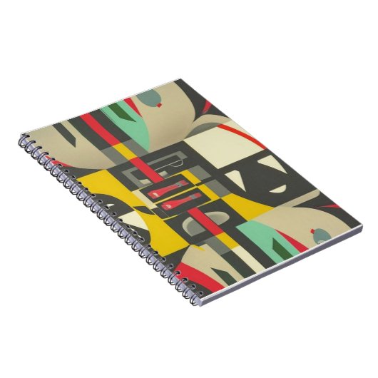 アールデコが世紀中葉に出会うモダン ノートブック (右側)