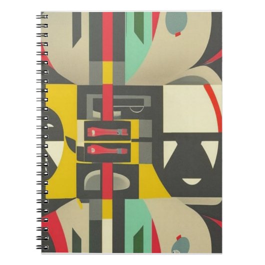 アールデコが世紀中葉に出会うモダン ノートブック (正面)