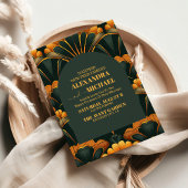 アールデコが20結婚年代 招待状