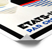 アールデコくさび線 ポスター (角)