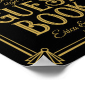 アールデコご予約のシンボルや象徴結婚にサイン ポスター (角)