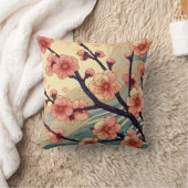 アールデコさくらんぼブロッサムピロー クッション (ブランケット)