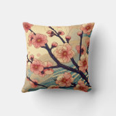 アールデコさくらんぼブロッサムピロー クッション (裏面)