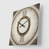 アールデコすごいスタイル スクエア壁時計 (傾斜)