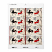 アールデコそり ラベル (フルシート)