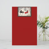 アールデコそり 便箋 (スタンド正面)