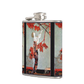 アールデコとオウム フラスク (左)