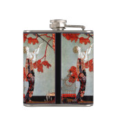 アールデコとオウム フラスク (裏面)