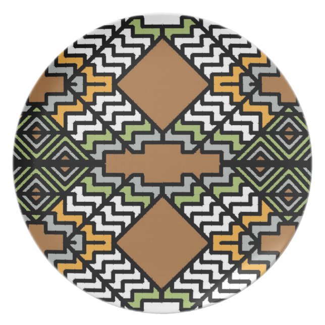 アールデコによってインスパイアプレート プレート (正面)