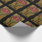 アールデコのインスピレーションIのヴィンテージの包装紙 ラッピングペーパー (角)
