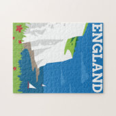 アールデコのスタイルのイギリスポスター ジグソーパズル (横)