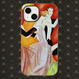 アールデコのダンシングカップル 1920年代のボールルーム iPhone 16ケース