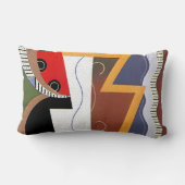 アールデコのデザインの装飾用クッション ランバークッション (裏面)