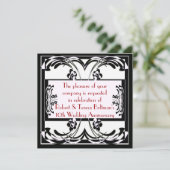 アールデコのフォーマルな招待状 招待状 (スタンド正面)