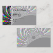 アールデコのフラクタル 名刺 (正面/裏面)