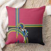 アールデコのフラッパーのクッション クッション (ブランケット)