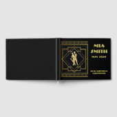 アールデコのフラッパーは20歳の誕生日 ゲストブック (全面)