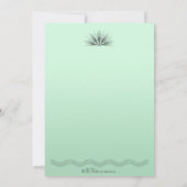 アールデコのブライダルシャワーの招待状- Gatsbyのスタイル 招待状 (裏面)