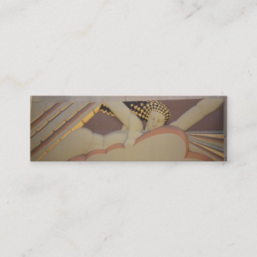 アールデコのプロフィールカード スキニー名刺 (正面)