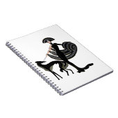 アールデコのボルゾイ ノートブック (右側)