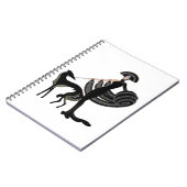 アールデコのボルゾイ ノートブック (左側)