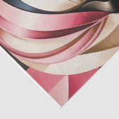 アールデコのポートレート – ピンク – デコページ –  薄葉紙 (詳細)