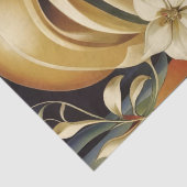 アールデコのポートレート- Orange - Decopage - 薄葉紙 (詳細)