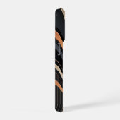 アールデコのメタリック幾何学エレガンス iPhoneケース (右側面)