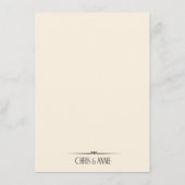 アールデコのヴィンテージのビーチの詳細情報|の赤面 エンクロージャーカード (裏面)