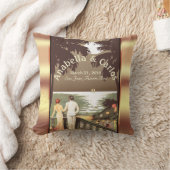 アールデコのヴィンテージのビーチ|のシャンペン クッション (ブランケット)