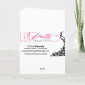 アールデコのヴィンテージMiami Beachは感謝していしています サンキューカード (裏面)